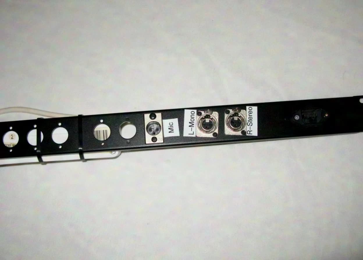 NEUTRIK XLR + IEC power connector panel
