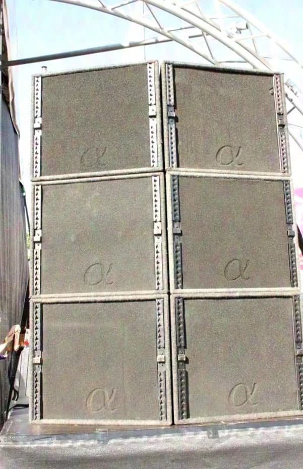 NEXO Alpha B1 15, horn-loaded bass for point-source array PA system