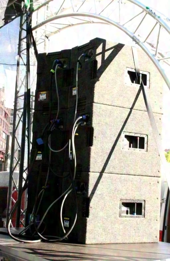 NEXO Alpha B1 15, horn-loaded bass for point-source array PA system