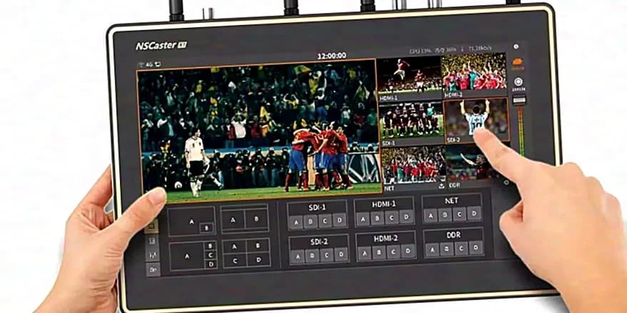 Nagasoft Nagasoft Caster-X1 Streaming Mixer Tablet, 6 Channels, 11.6