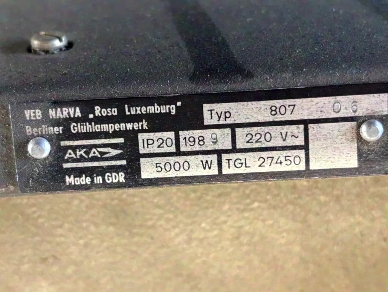 Narva floodlight 5000W