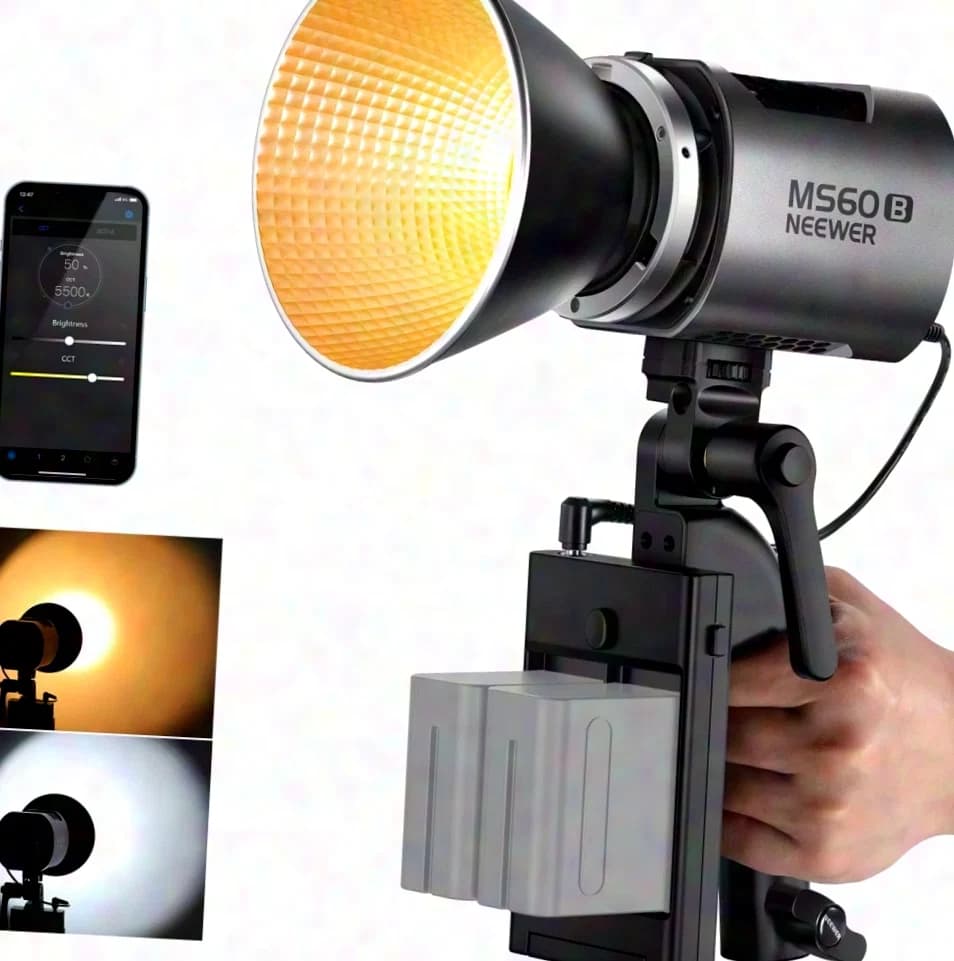 Neewer MS60B LED Photo/Video Light, Continuous Light