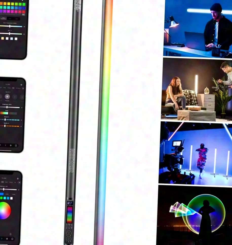 Neewer TL120C RGB LED Light Stick, DMX