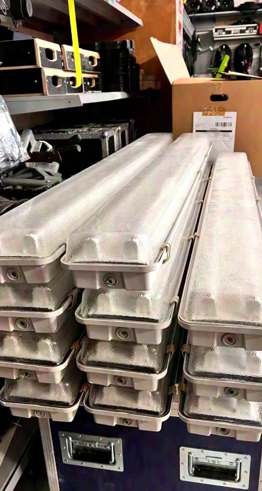 Fluorescent lamp 2x58W damp-proof batten lights