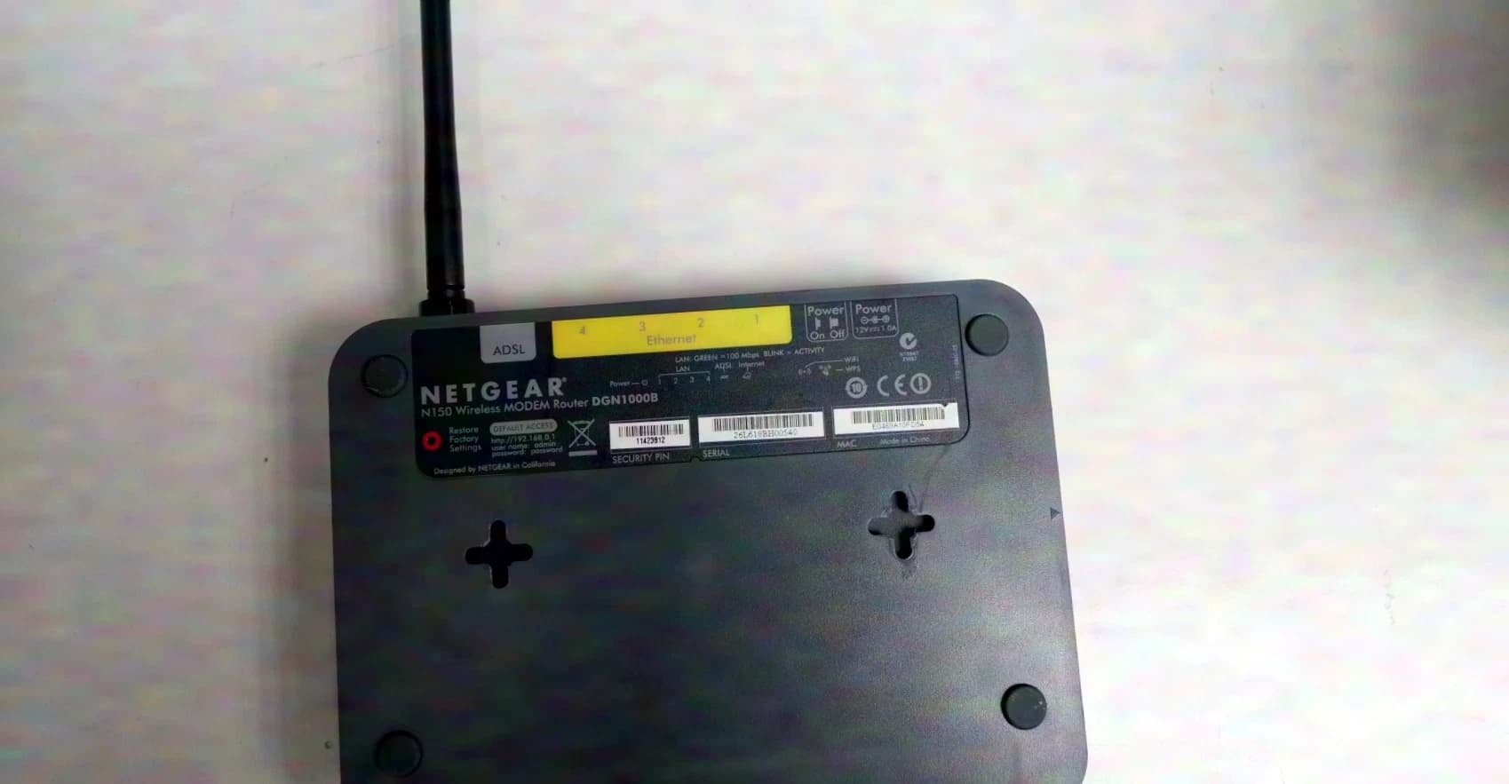 Netgear Wireless Router "Netgear DGN1000B"