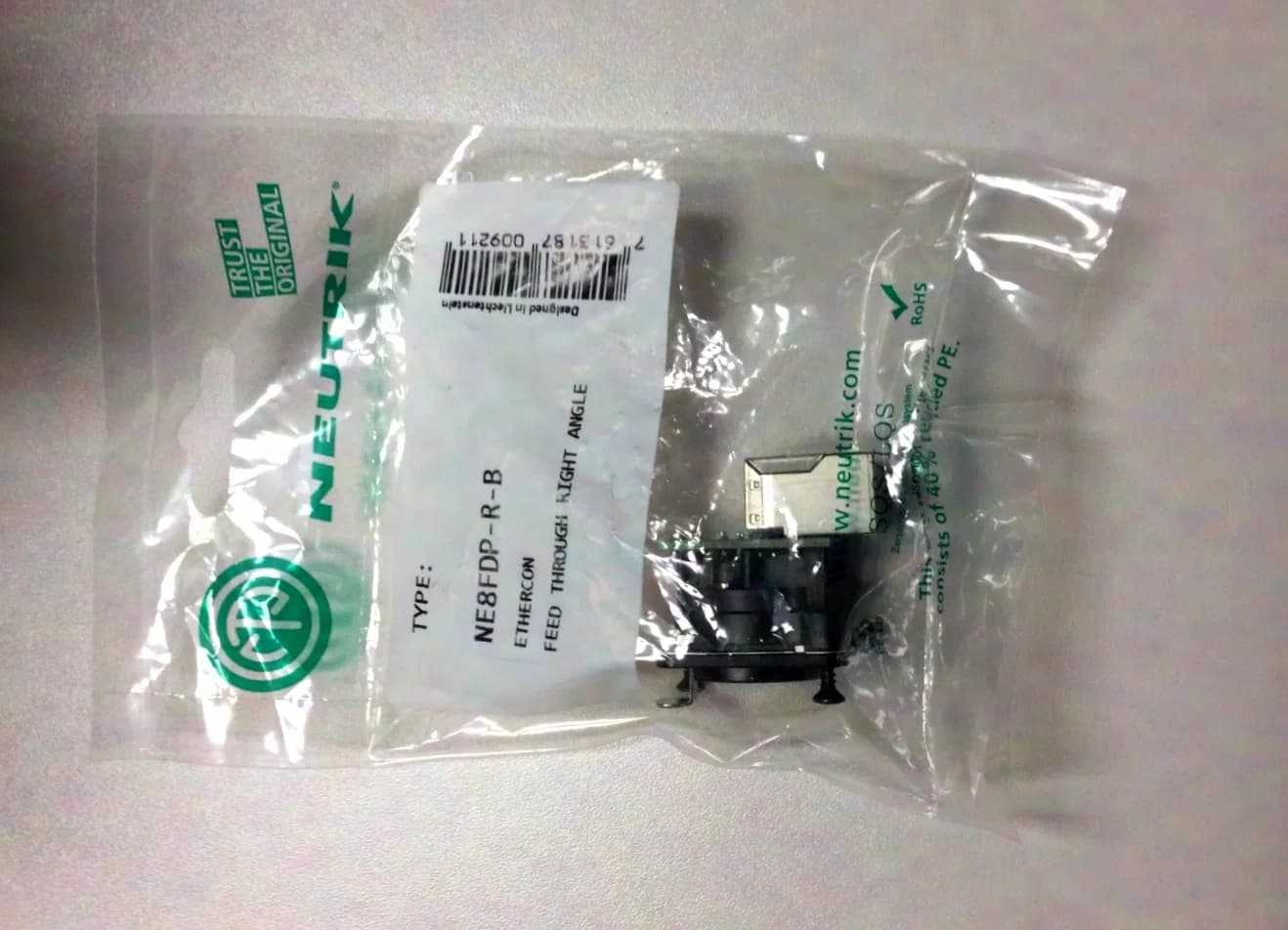 Neutrik Ethercon Panel-Mount Jacks
