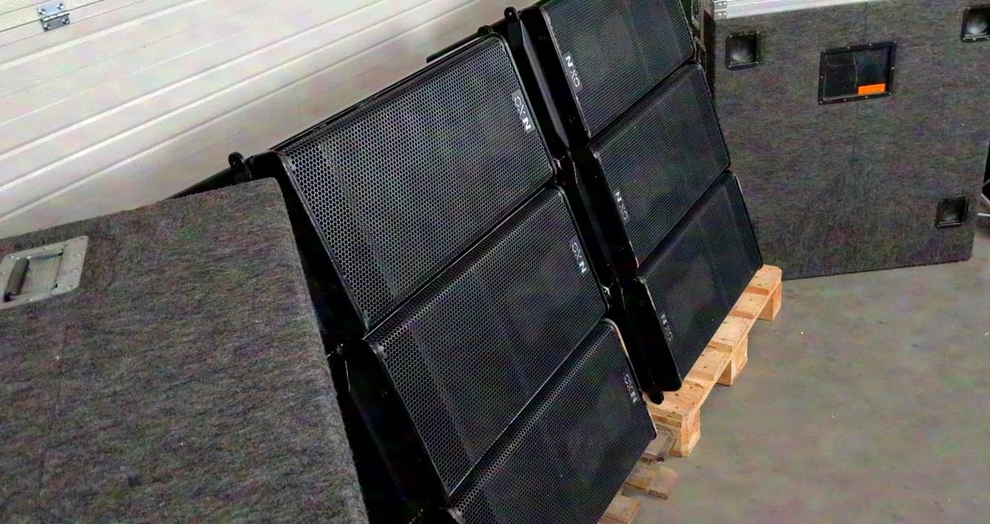 Nexo Geo line array: 4x S1210 + 2x S1230 in FC | Auction Closes Mon. 14/09/2026 from 19h