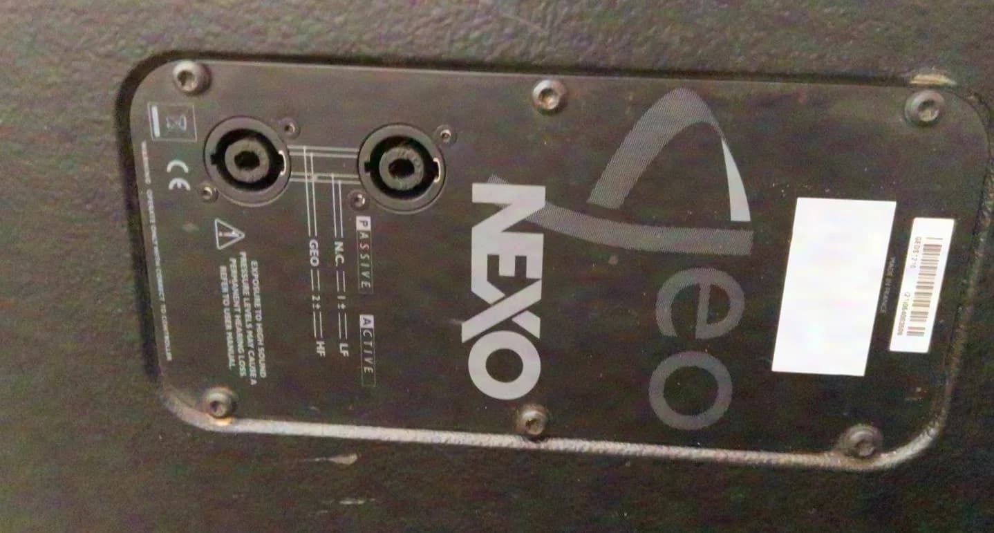 Nexo Geo line array: 4x S1210 + 2x S1230 in FC | Auction Closes Mon. 14/09/2026 from 19h