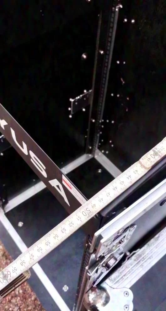 ODY USA DJ Case Rack Corner Rack with Table