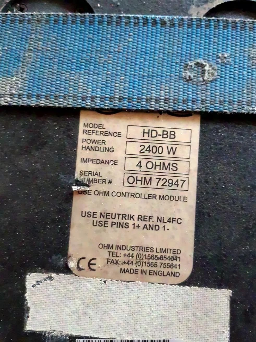 OHM HD-BB Speaker