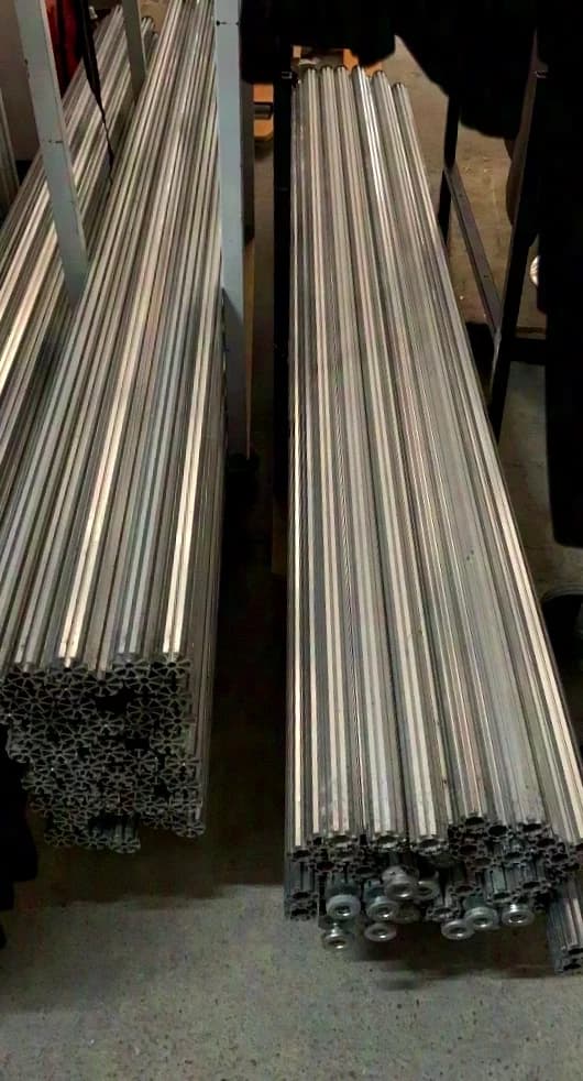 Octanorm supports, profiles, S100.11 & S108.11, 248cm, 100cm, 80cm