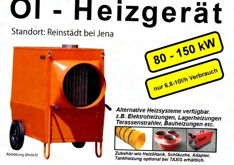 Oil heater 80 - 150 kW