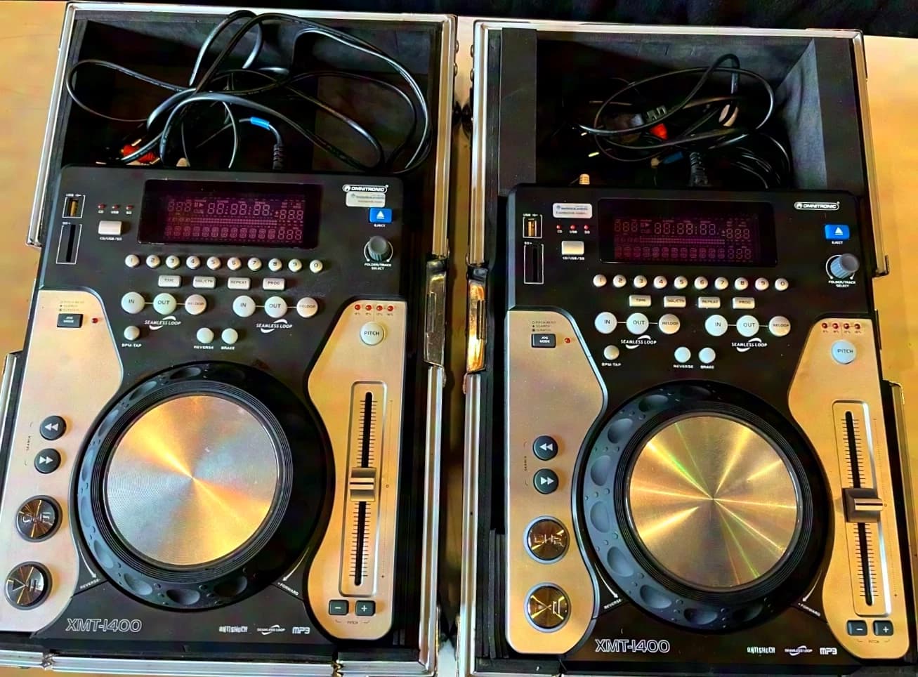 Omnitronic XMT-1400 Tabletop - CD Player - SET