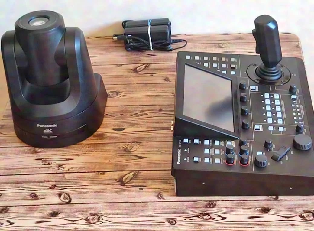 PANASONIC AW UE100 4K HDMI IP PTZ LIVE STREAMING WEBTV IP Camera + RP150 Control Console
