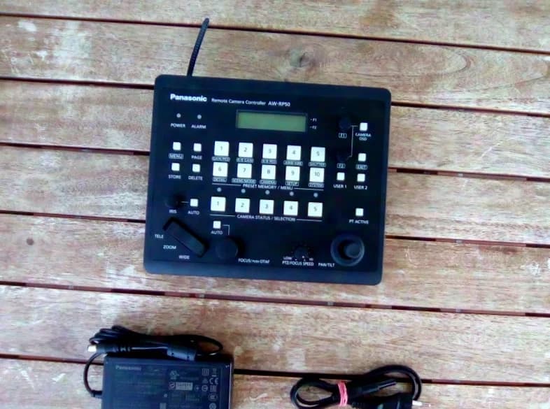 PANASONIC AW UE100 4K HDMI IP PTZ LIVE STREAMING WEBTV IP Camera + RP50 Control Panel