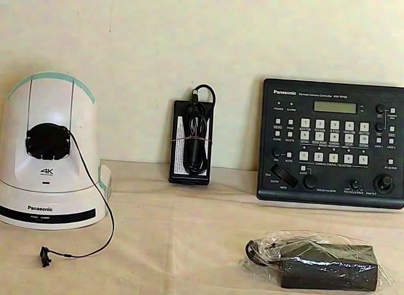 PANASONIC AW UE50 4K HDMI IP PTZ LIVE STREAMING WEBTV IP Camera + RP50 CONTROLLER