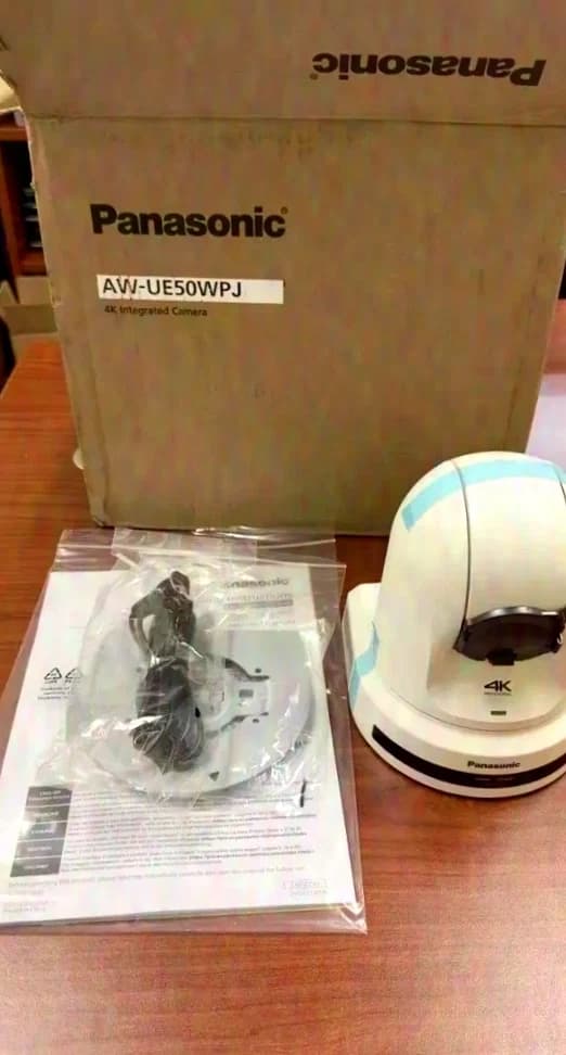 PANASONIC AW UE50 4K HDMI IP PTZ LIVE STREAMING WEBTV IP Camera + RP50 CONTROLLER