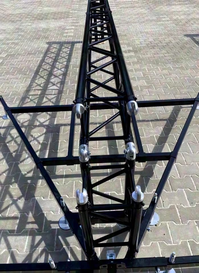 PA Tower black incl. HD trusses