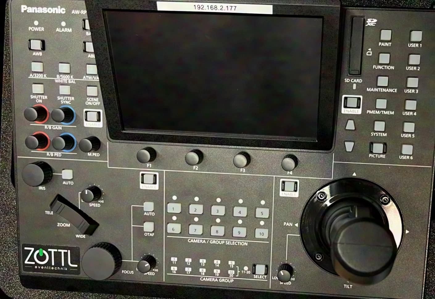 Panasonic AW-RP150 PTZ Remote Control from 2025