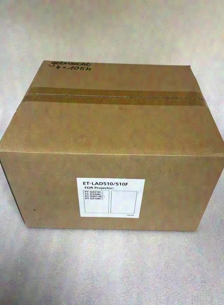 Panasonic replacement lamp set ET-LAD510F