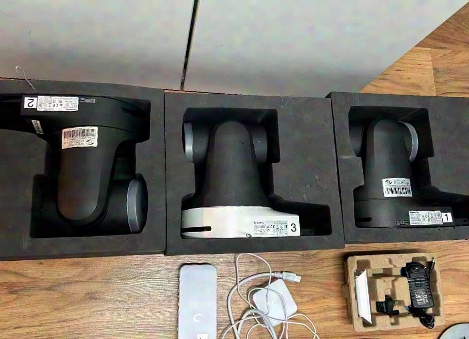 Panasonic Complete Camera Set AW-HE130KE, AW-HE130WE Remote PTZ Camera Set