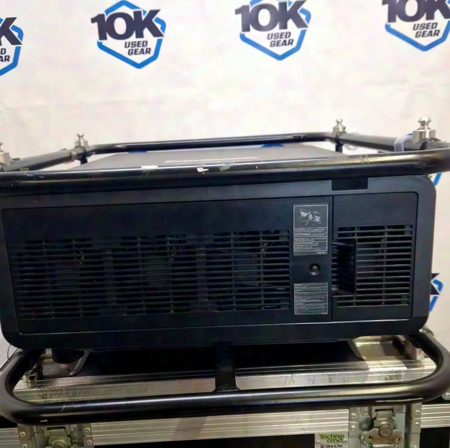 Panasonic PT-DZ21K2U WUXGA Large Venue 3-chip DLP Projector, Remote, Rigging frame, Wheeled flightcase