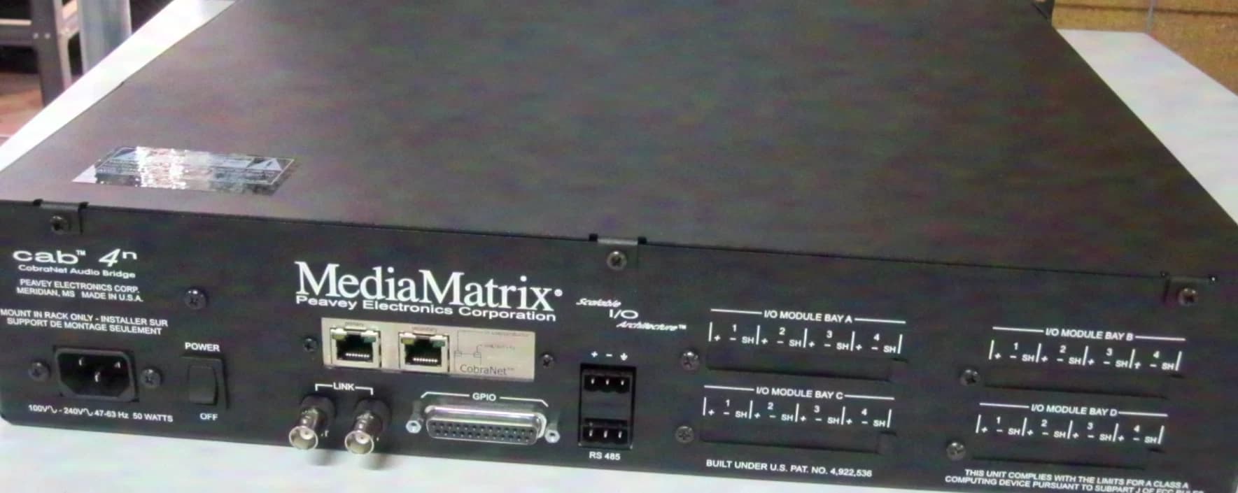 Peavey Media Matrix cab 4n Breakout Box Matrix Processor almost NEW