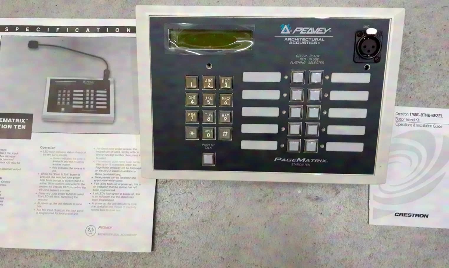 Peavey Pagematrix Station Ten 10 NEW in original packaging