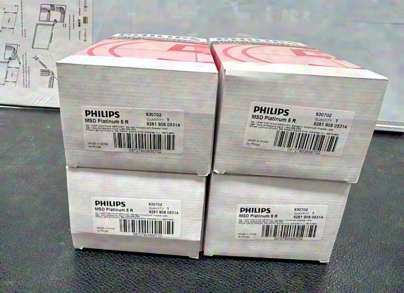 Philips and Osram lamps