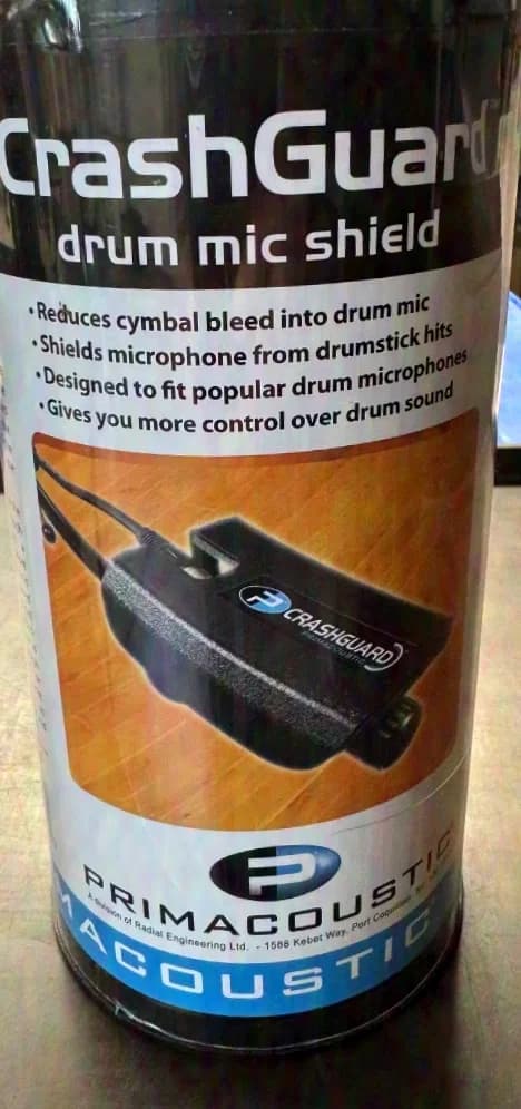 Primacoustic Crashguard and Splashguard drum microphone isolator NEW