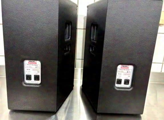Proel 2 pcs. TRP-12P 12"/3/4" passive loudspeakers, refreshed, with original components