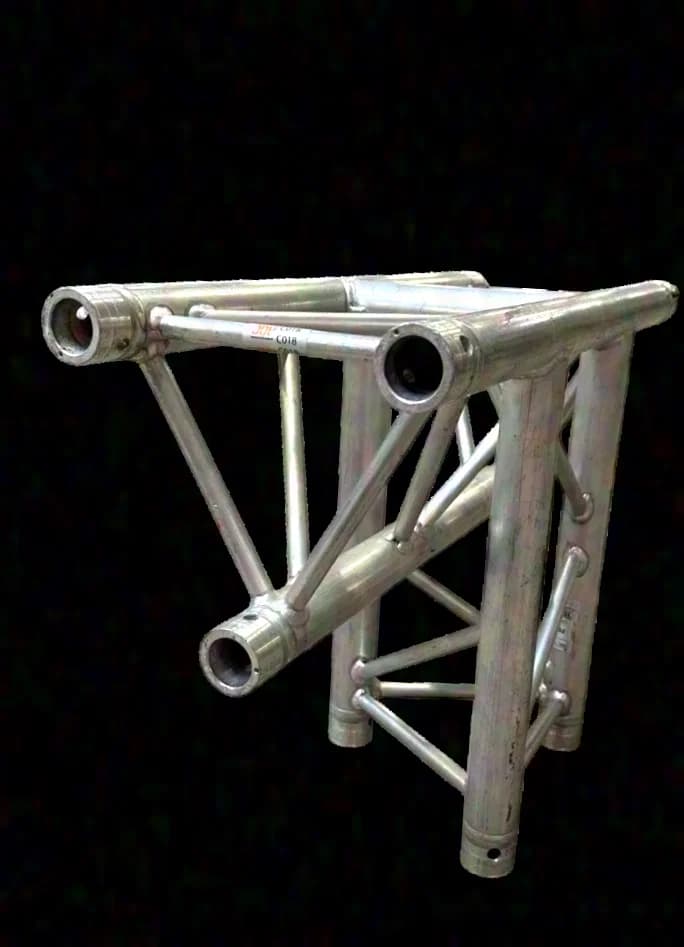 Prolyte H30D-C018 Truss Piece (3-Point Truss, 3-Way Vertical T-Piece)