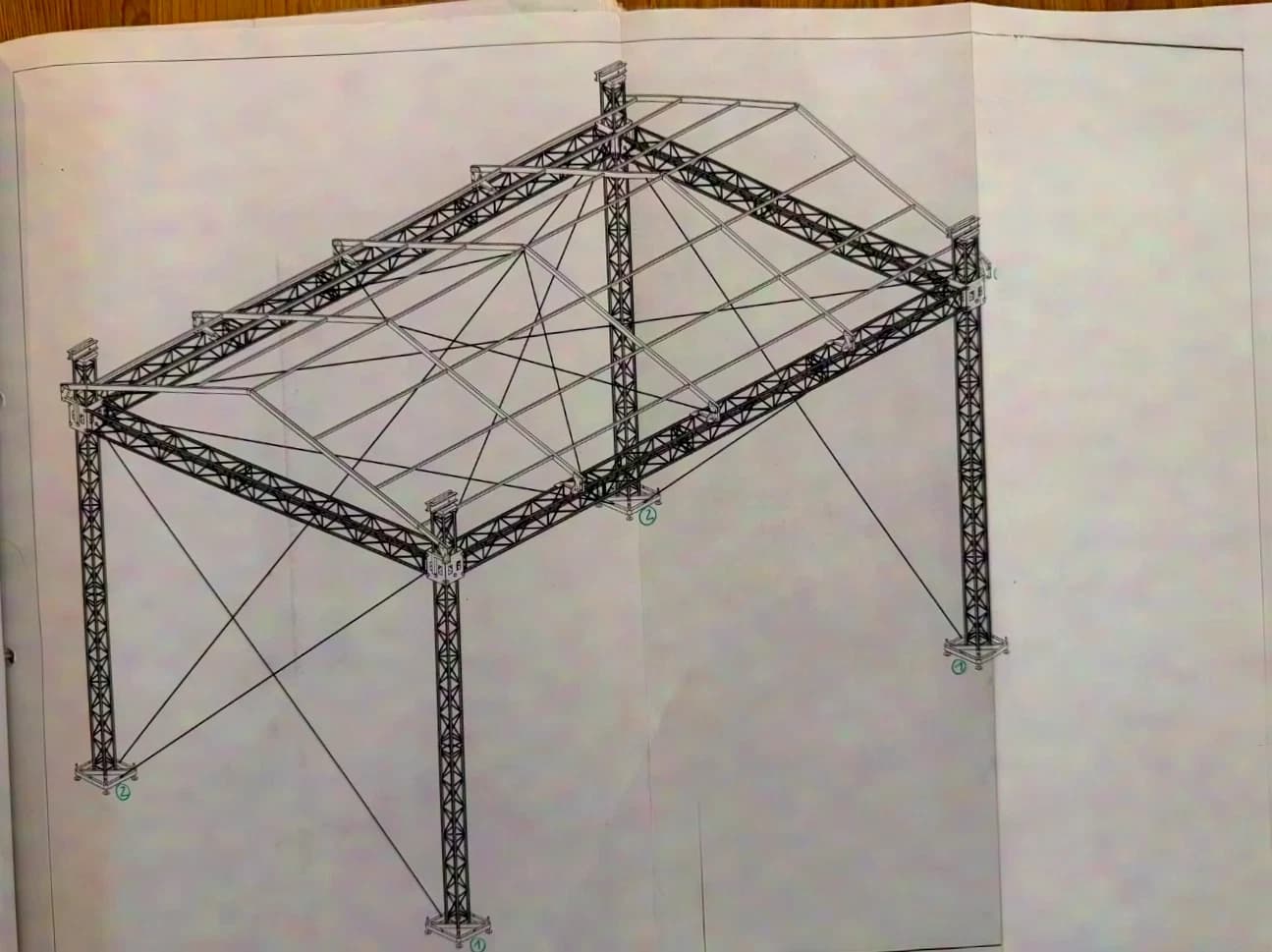 Prolyte MPT Tower pitched-roof stage 12x8x8m