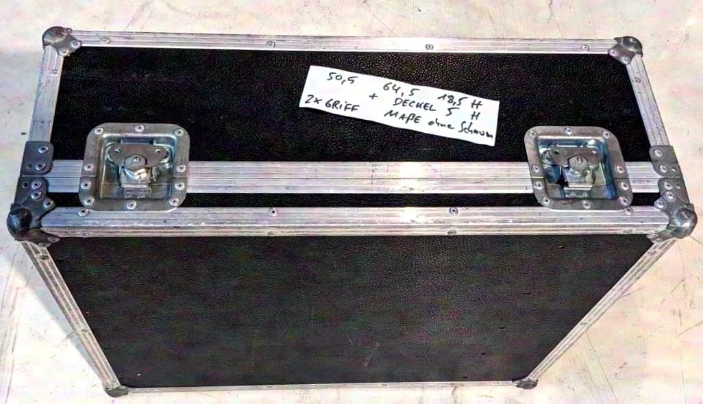 Console hood case Flightcase for mixing console, hood 505 x 645 x 235mm W x D x H