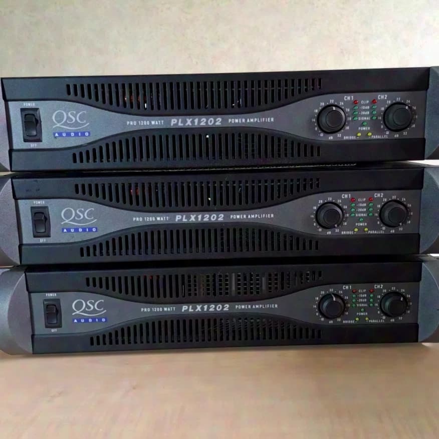 QSC PLX Series 1200W Professional Amplifier PLX1202