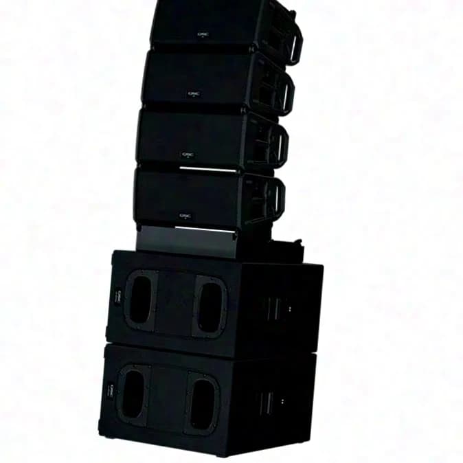 QSC Pro Audio LA108 Powered Line Array Loudspeaker 8-inch 2-way