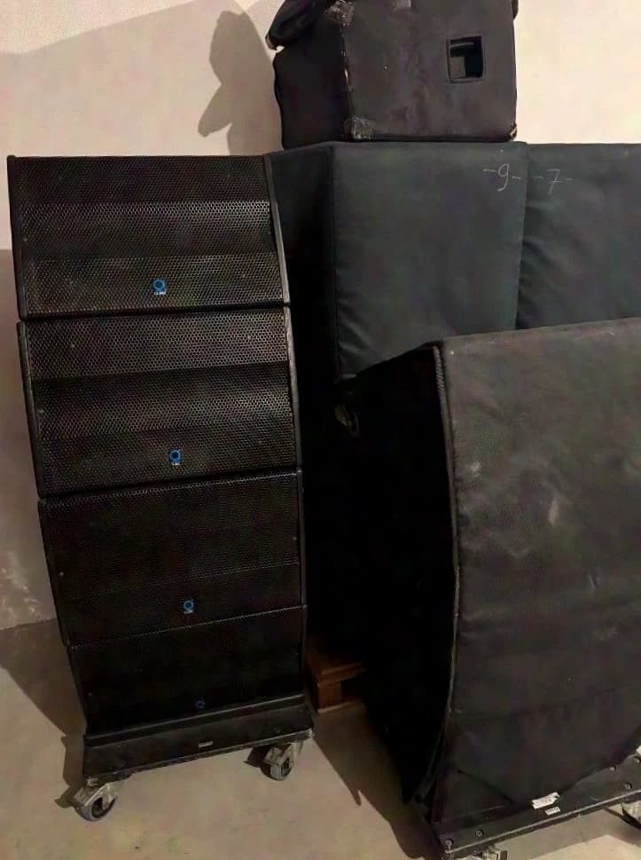 QUBE (FBT) Complete Line array & point source system