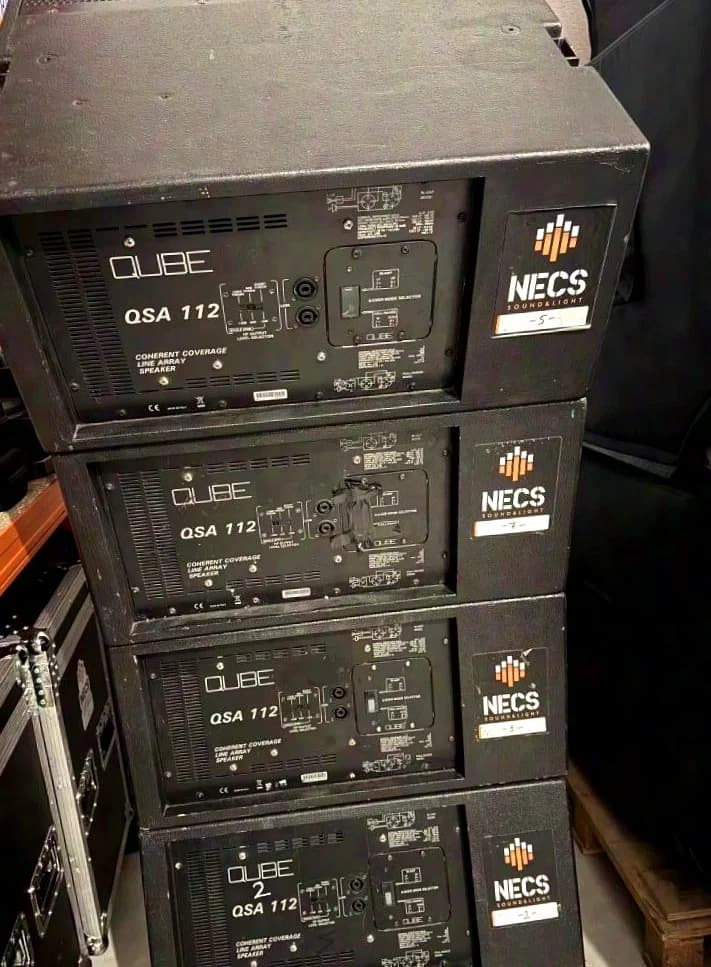 QUBE (FBT) Complete Line array & point source system