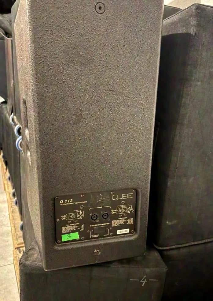 QUBE (FBT) Complete Line array & point source system