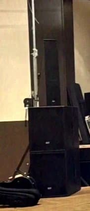 RCF PA System (4x 4pro 8001AS and 2x NX24L) incl. hardware