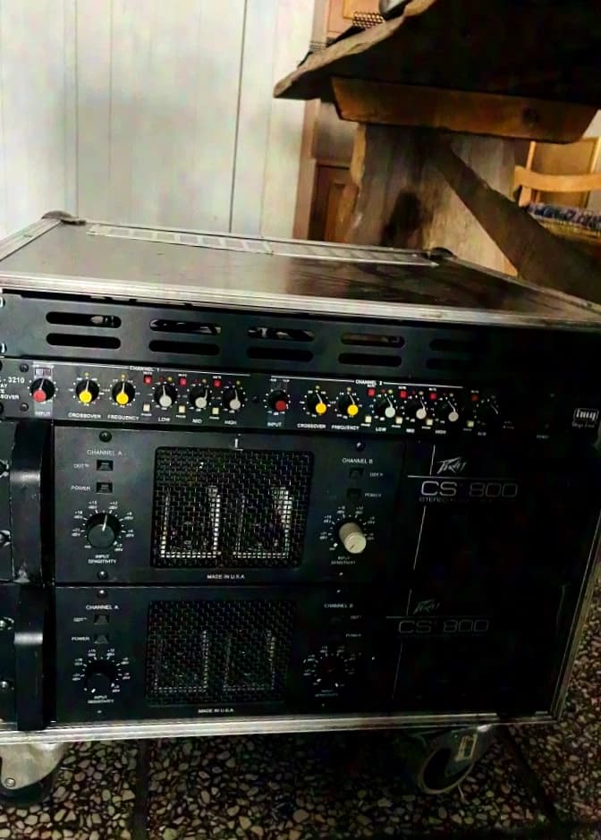 ROP PA system PA system with system rack