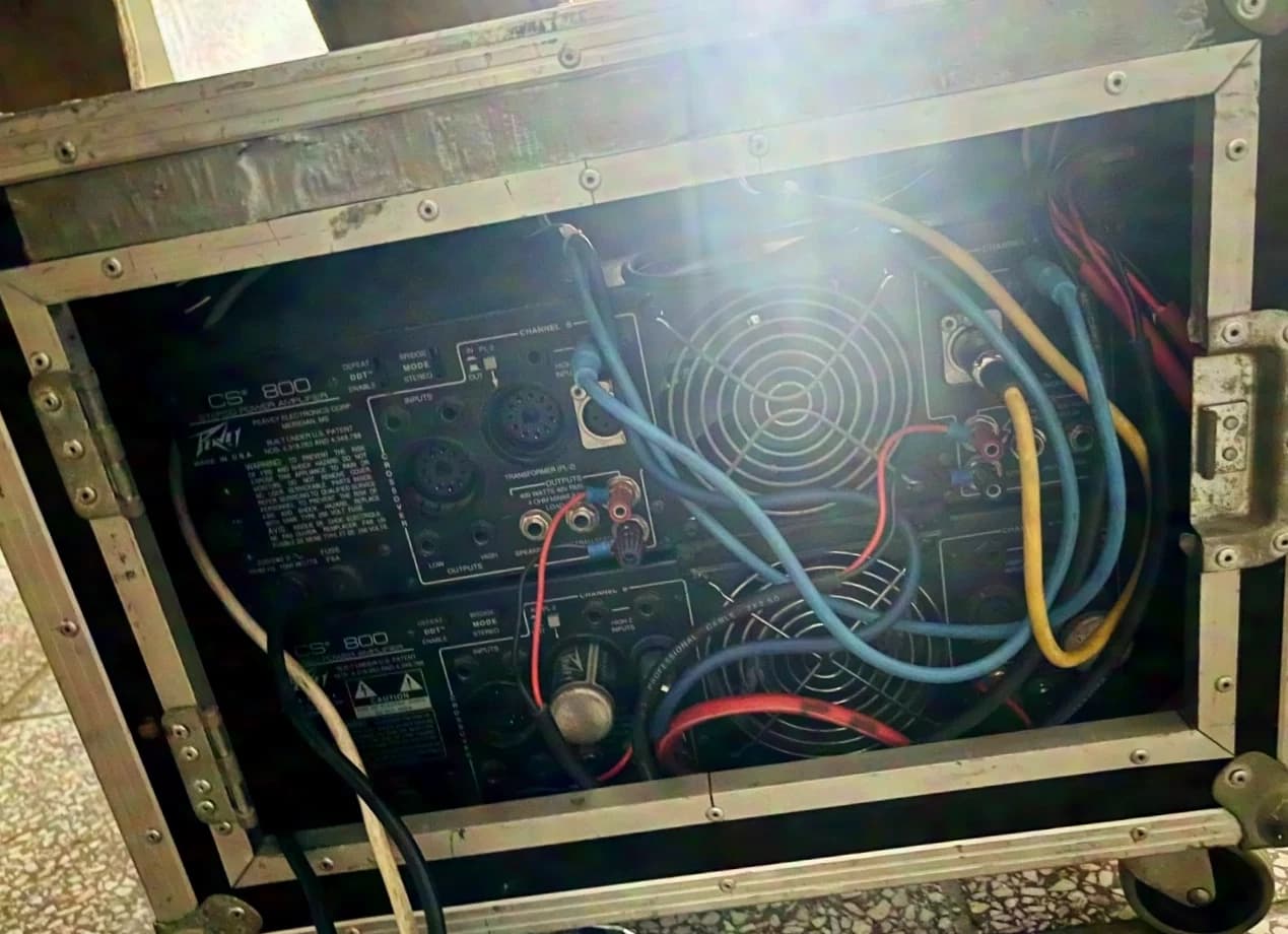 ROP PA system PA system with system rack