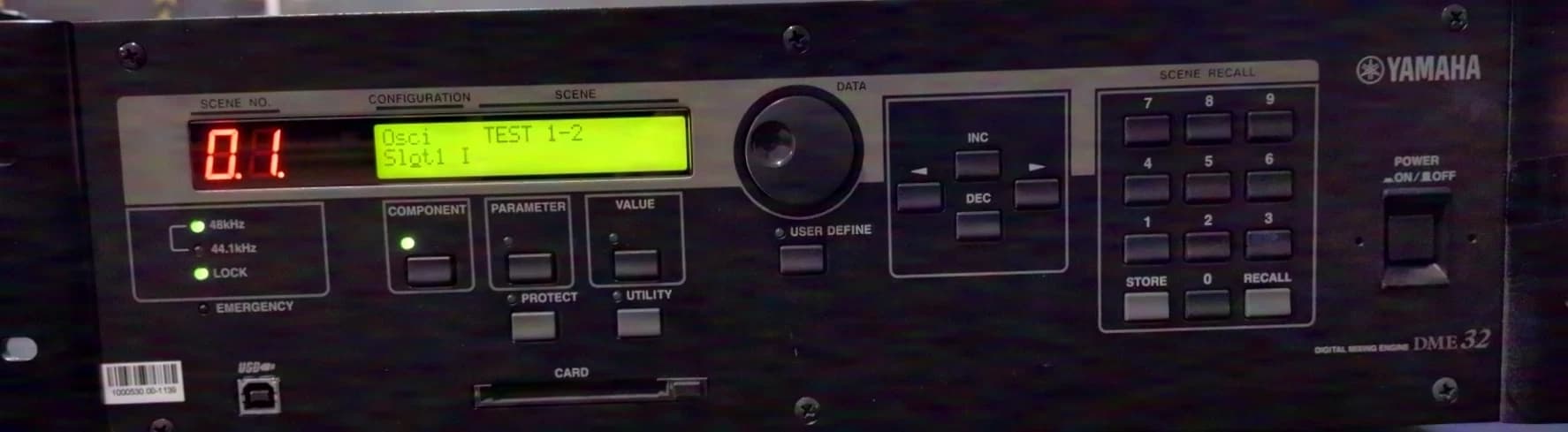 Reserved Yamaha DME32, DA824, AES/EBU, MY8-AE, MY8-AD, used