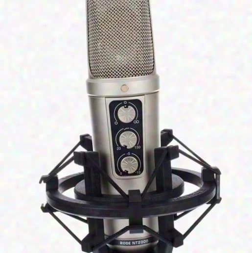Rode NT2000 Large-Diaphragm Condenser Microphone incl. Shock Mount