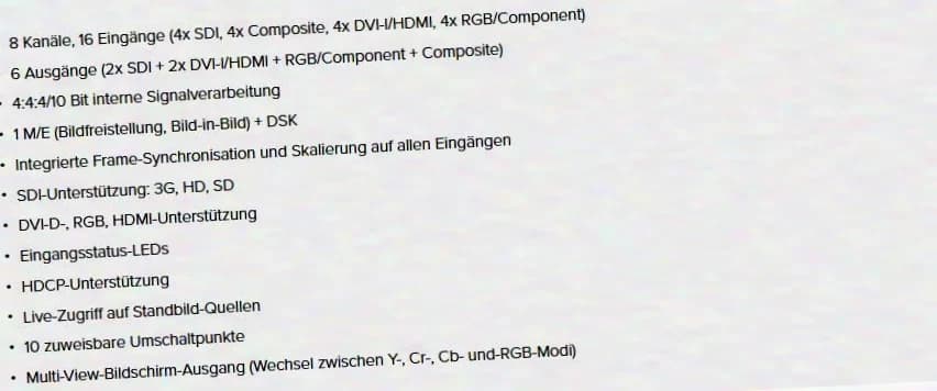 Roland V-800HD Multi-Format Video Switcher