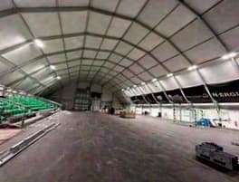 Used arched event hall - 30x76m