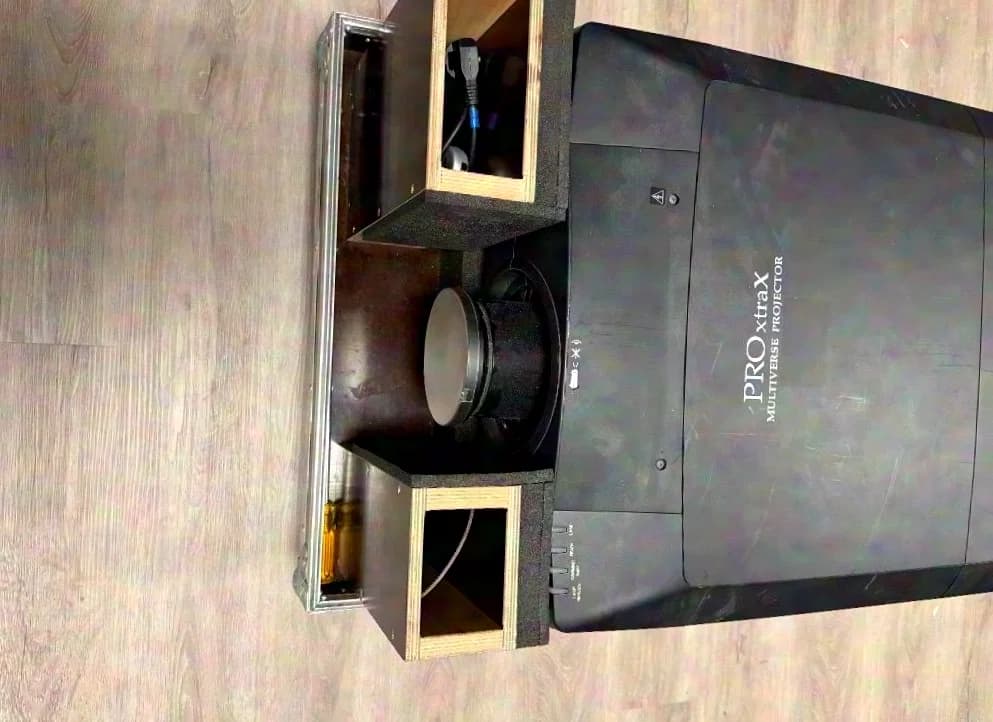 SANYO Beamer Model PLC-XF46E Including Flight Frame and Lens