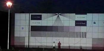 SANYO PLC-XF47 15,000 Lumen - only 490 h - with Guerilla Ultra-Telezoom 6.2-9.3:1