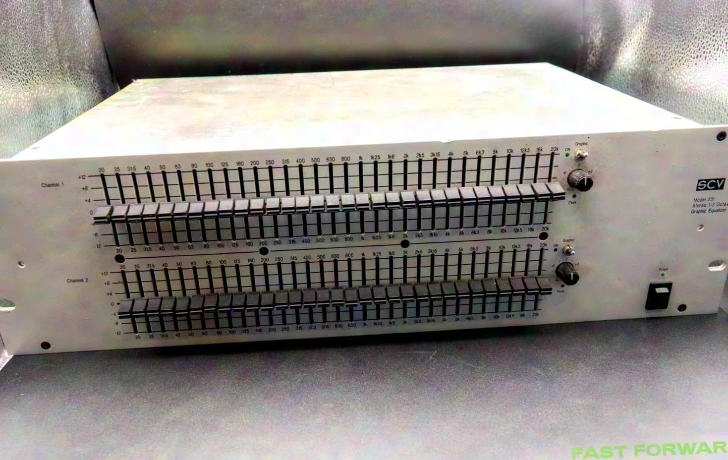 SCV Model 231 Stereo 1/3 Octave Graphic Equalizer