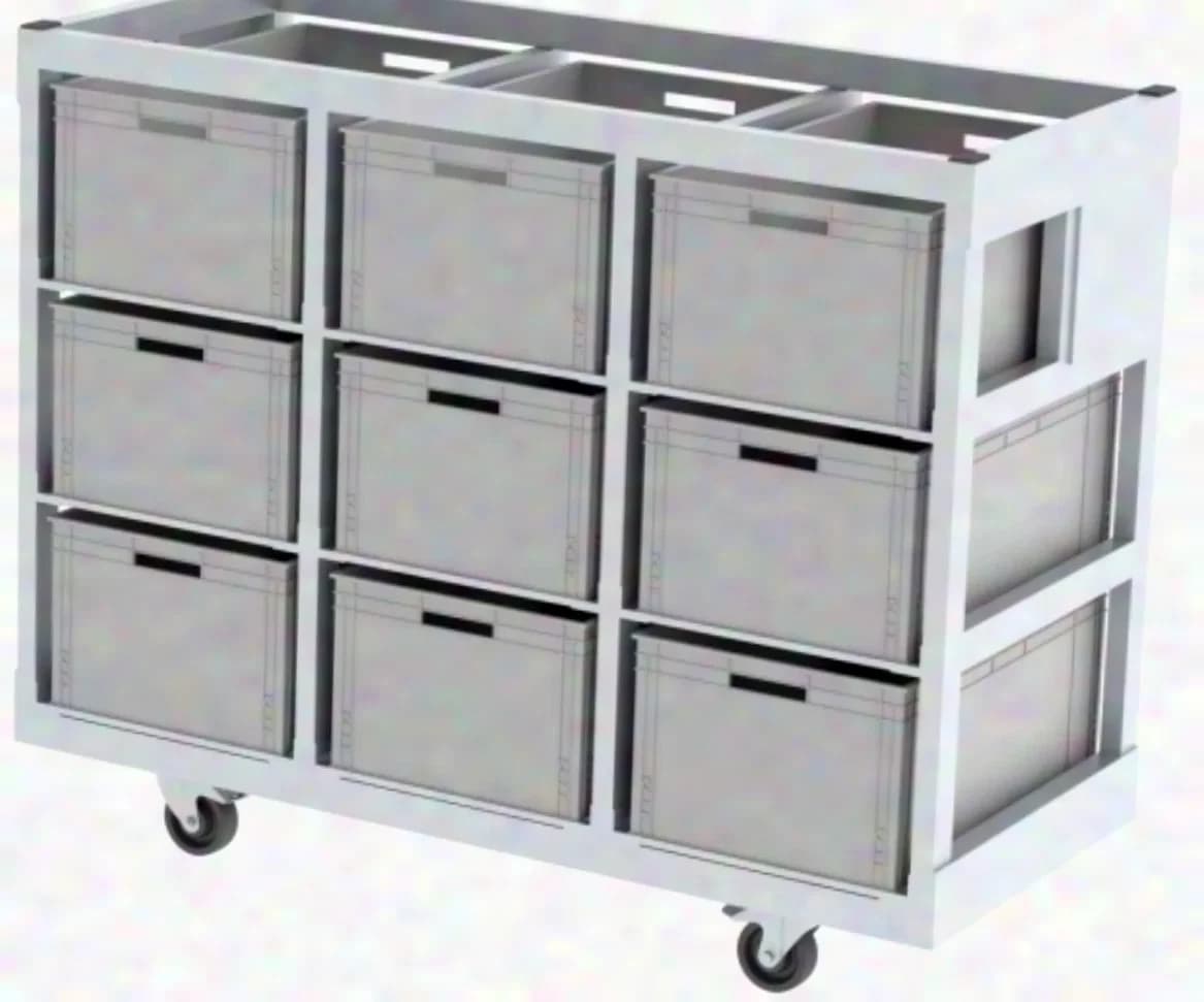 SIXTY82 Crate Dolly - Tool Trolley - Mobile Rack
